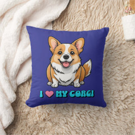 Ik hou van mijn Corgi Kussen