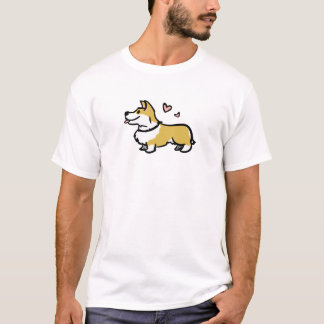 Ik hou van mijn Corgi-Mannen Shirt