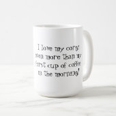 Ik hou van mijn corgi mok (Voorkant rechts)