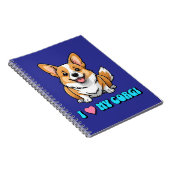 Ik hou van mijn corgi notitieboek (Rechterzijde)