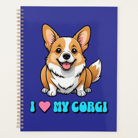 Ik hou van mijn Corgi Planner (Voorkant)