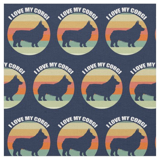 Ik hou van mijn Corgi Stof (Close Up)