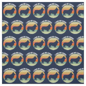 Ik hou van mijn Corgi Stof (Swatch)