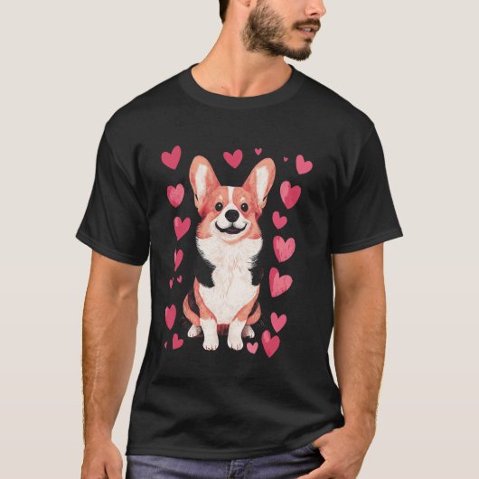 Ik hou van mijn Corgi T-shirt (Voorkant)