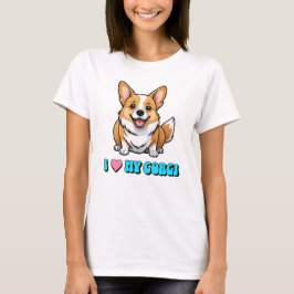 Ik hou van mijn Corgi T-shirt