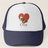 Ik hou van mijn Corgi! Trucker Hat Pet (Voorkant)