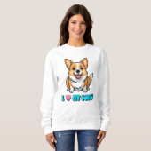 Ik hou van mijn Corgi Trui (Voorkant volledig)
