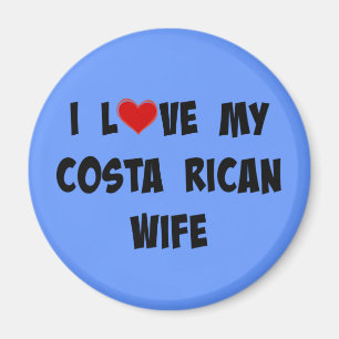 Ik hou van mijn Costa Ricaanse vrouw Magneet