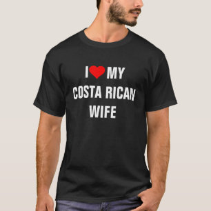 Ik hou van mijn Costa Ricaanse vrouw T-shirt