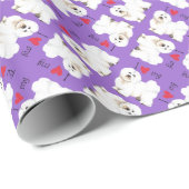 Ik hou van mijn Coton de Tulear Cadeaupapier (Rol Hoek)