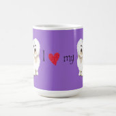 Ik hou van mijn Coton de Tulear Koffiemok (Center)