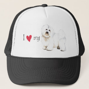 Ik hou van mijn Coton de Tulear Trucker Pet