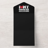 Ik hou van mijn Cougar Vriendin All In One Uitnodiging (Binnen)