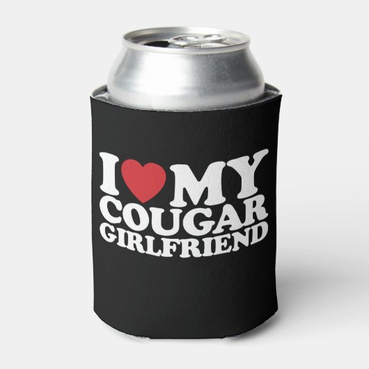 Ik hou van mijn Cougar Vriendin Blikjeskoeler (Blikje Voorkant)