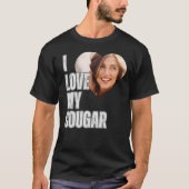 Ik hou van mijn cougar Vriendin foto vriendje cade T-shirt (Voorkant)