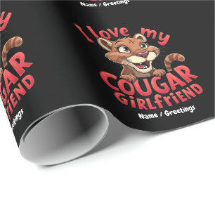 Ik hou van mijn cougar vriendin Grappig & Hartelij Cadeaupapier