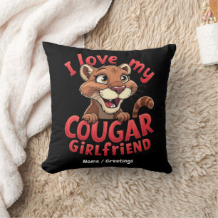 Ik hou van mijn cougar-vriendin Grappig & Hartelij Kussen