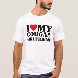 Ik hou van mijn cougar-Vriendin Ik hoor mijn couga T-shirt