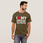 Ik hou van mijn Cougar Vriendin T-shirt (Voorkant volledig)