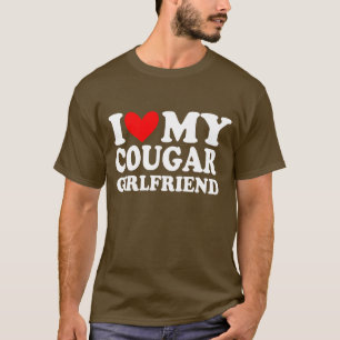 Ik hou van mijn Cougar Vriendin T-shirt