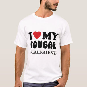 Ik hou van mijn Cougar Vriendin T-shirt