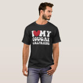 Ik hou van mijn Cougar Vriendin T-shirt (Voorkant volledig)