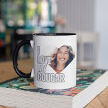 Ik hou van mijn Cougar Vriendin vriendje cadeau Tweekleurige Koffiemok<br><div class="desc">Introductie van de perfecte mok voor degenen die trots hun liefde verklaren voor hun geweldige cougar vriendin! Onze "I Love My Cougar Vriendin" Two-Tone Coffee-Mok is versierd met een stijlvol tekstontwerp met de tekst "I love my cougar", waarmee uw genegenheid op een speelse en charmante manier wordt uitgedrukt. Wat deze...</div>