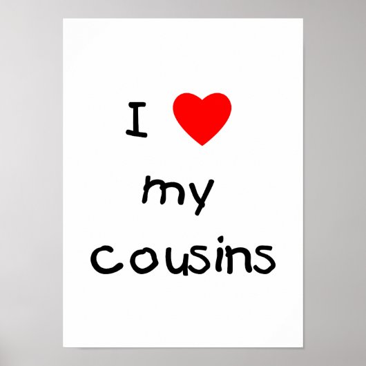 Ik hou van mijn Cousinen Poster (Voorkant)