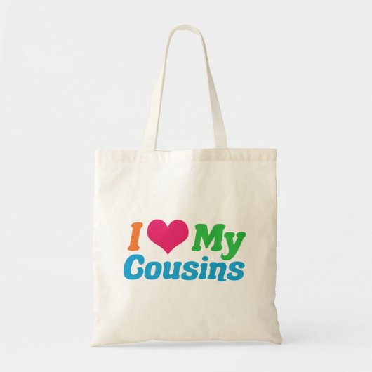 Ik hou van mijn Cousinen Tote Bag (Voorkant)