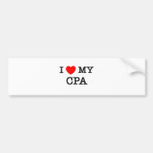 Ik hou van mijn CPA Bumpersticker (Voorkant)