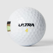 Ik hou van mijn crème teckel met afbeelding golfballen (Logo)