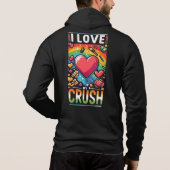 Ik hou van mijn crush hoodie (Achterkant)
