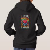 Ik hou van mijn crush hoodie (Achterkant)