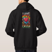 Ik hou van mijn crush hoodie (Achterkant)