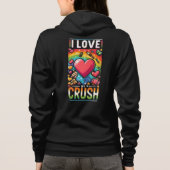Ik hou van mijn crush hoodie (Achterkant)