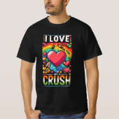 Ik hou van mijn crush t-shirt (Voorkant)
