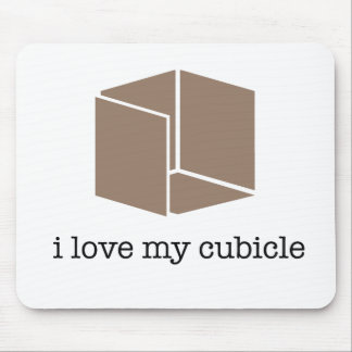 " ik hou van mijn cubicle " - mousepad muismat