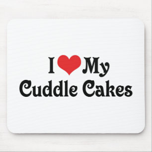 Ik hou van mijn Cuddle Cakes Muismat