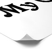 Ik hou van mijn Cutie Pie Poster (Hoek)