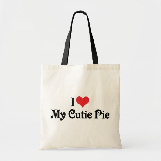 Ik hou van mijn Cutie Pie Tote Bag (Voorkant)