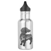 Ik hou van mijn Dachshund Doxie Teckel Wiener Waterfles (Links)