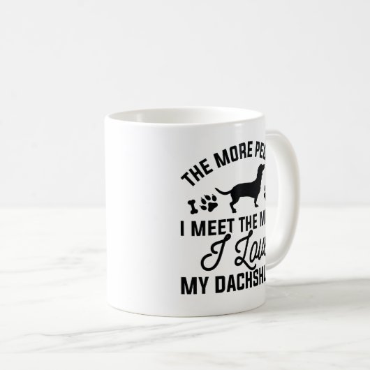 Ik hou van mijn Dachshund Koffiemok (Voorkant rechts)