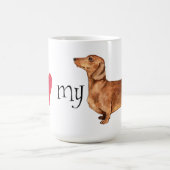 Ik hou van mijn Dachshund Koffiemok (Center)