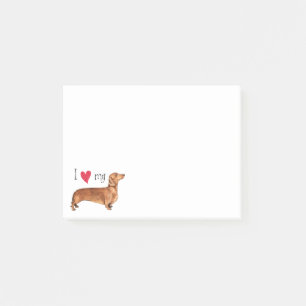 Ik hou van mijn Dachshund Post-it® Notes