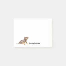 Ik hou van mijn Dachshund | Post-it® Notes