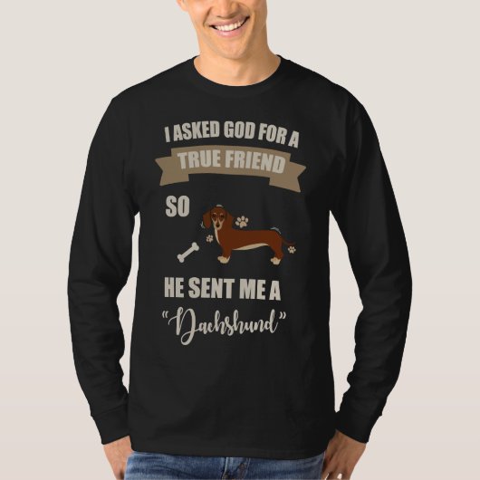 Ik hou van mijn Dachshund T-shirt (Voorkant)