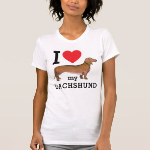 Ik hou van mijn Dachshund T-shirt
