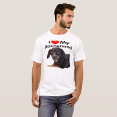 Ik hou van mijn Dachshund T-shirt (Voorkant volledig)