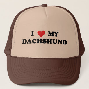 Ik hou van mijn Dachshund Trucker Pet