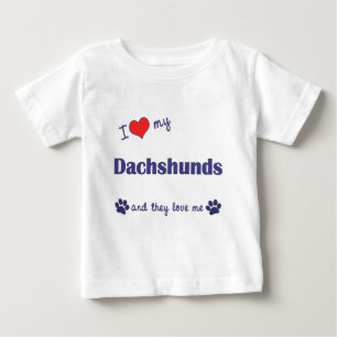 Ik hou van mijn dachshunds (meerdere honden)
